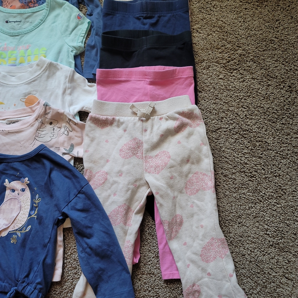 Baby Girl 2T Assorted Baby Clothing Bundle Set - 15 Piece Lot - Picture 5 of 9
